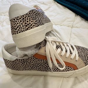 Cute Madewell tennis shoes animal print. Worn once.